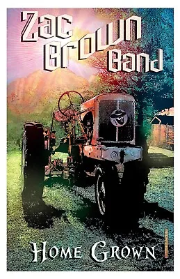 $35 • Buy 2022 Print Poster Zac Brown Band 11x17 By Scott James Signed  & Numbered Limited
