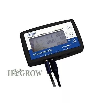 CAN FAN EC Controller LCD For Can Fan Q-Max Hydroponics Digital Fan Controller • £134.95