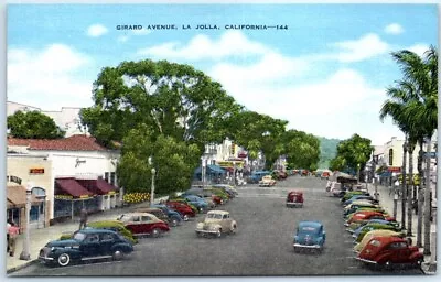 Postcard - Girard Avenue La Jolla - San Diego California • $8.39