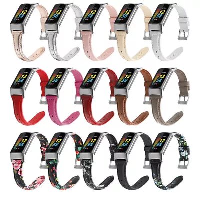 £8.20 • Buy Slim Fashion Leather Watch Replacement Wristband Strap For Fitbit Charge 5 4 3 2