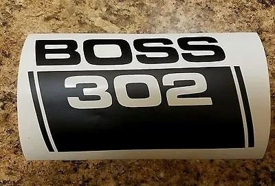 Boss 302 Mustang Large 4  X 7  Diecut Decal..Outdoor Vinyl..Free Shipping • $4.50