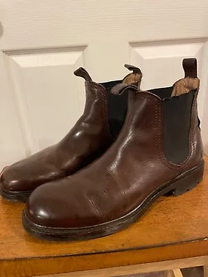 Frye Chelsea Boots  11.5 Men’s Brown Leather Pull On • $60