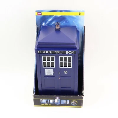 $59.39 • Buy Doctor Who Tardis Talking Cookie Jar Food Storage Lights Sound Unique Decoration