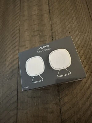 $63 • Buy Ecobee SmartSensor Room Temperature Sensors - White, Pack Of 2 (EB-RSHM2PK-01)