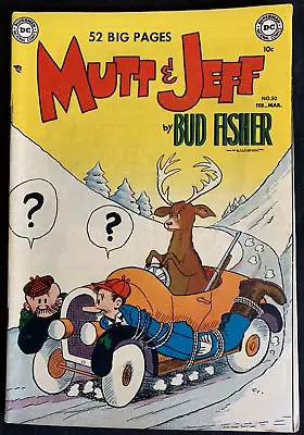 MUTT And JEFF #50 DC Comics 1951 Bud Fisher 52 Pages Estate Sale Original Owner! • $41