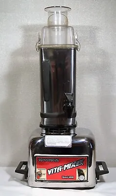 Commercial Vita-Mixer Maxi-4000 Juicer Blender Chrome Tested Very Clean • $92.99