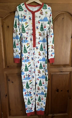 £14.99 • Buy Bnwt Boden Snug All In One Christmas Pyjamas, Size 10 Years, Boys/girls, Ski