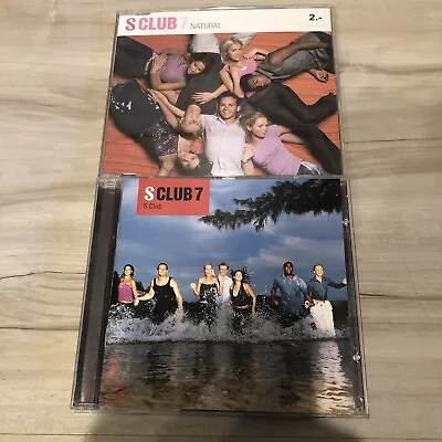 S Club 7 - Natural UK 🇬🇧 IMPORT Maxi Single And Self Titled CD LOT • $16