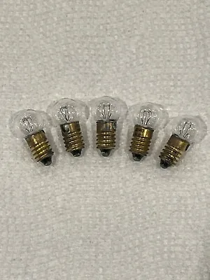 5x GE 640 Miniature Lamps 15V E10 C6 Christmas Relamp • $12