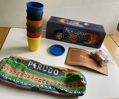 Perudo South American Liar Dice Travel Game In A Tin - 100% Complete • £15