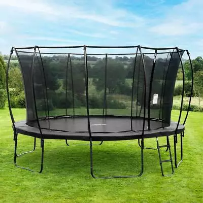 METIS Garden Trampolines [8-15ft] | FREE INTERNAL SAFETY NETS **24hr Dispatch** • £159.99