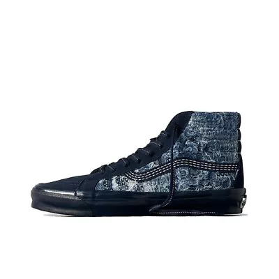 Vans Vault FDMTL SK8-Hi  Distressed Indigo Sashiko • $299