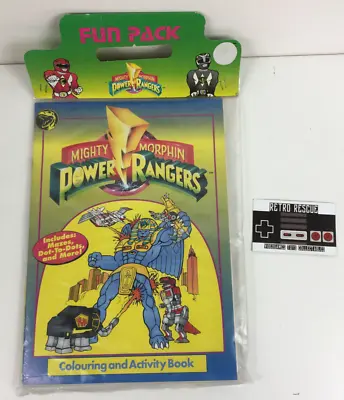 £19.99 • Buy Vintage Mighty Morphin Power Rangers Colouring Activity Book Set NEW Fun Pack