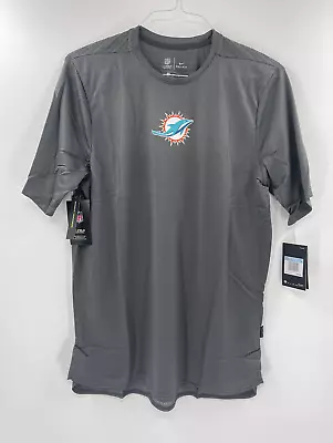 Miami Dolphins Team Issued Dark Grey Nike Training Shirt *brand New W/ Tags* • $39.99