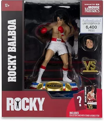McFarlane Movie Maniacs Rocky - Rocky Balboa Limited Edition 6  (PRE-ORDER) • $44.99
