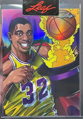 2023 Leaf Metal Anime MAGIC JOHNSON # /175 Shion Minabe Los Angeles Lakers • $39.95