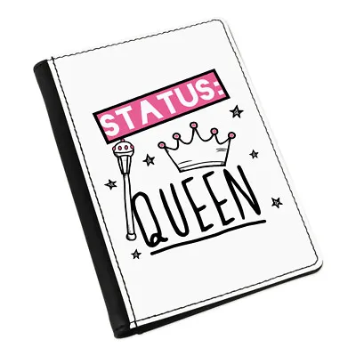 £16.99 • Buy Status Queen Passport Holder Cover Case Wallet - Funny Girly Girls