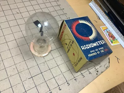 Vintage Radiometer W/Box (Space Age Sphere Powered By The Sun) • $24.99