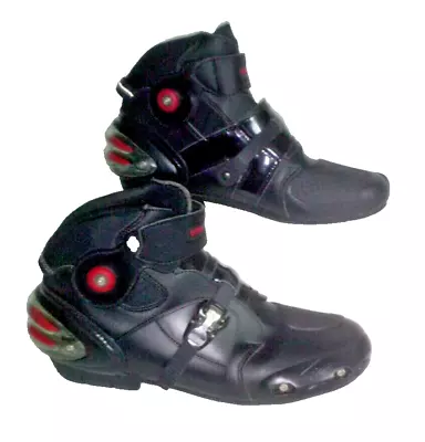 Riding Tribe Motorcycle Boots Speed Bikers Racing Shoes Men's US 13.5 | EU 47 • $55.99