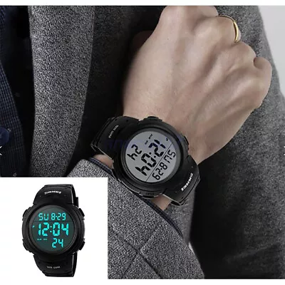 AU NEW Skmei Extra Large Display Digital Watch Sports Stopwatch Electronic Gift • $26.30