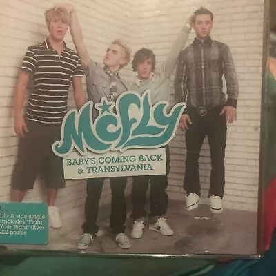 McFly - Baby's Coming Back  Transylvania - Used CD Single With Poster • £2.99