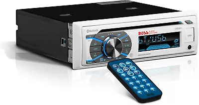 BOSS Audio MR508UABW Marine Boat Stereo Single-Din Bluetooth Head Unit • $69.99