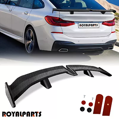 Universal Rear Lid Spoiler Wing 54  Carbon Fiber PRO Style Sport Sedan Tail  • $89.99