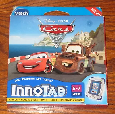 VTech -Disney Pixar Cars 2  InnoTab Software  Game *NEW* • $18.99