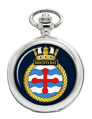 HMS Mounts Bay Royal Navy Pocket Watch • $31.07