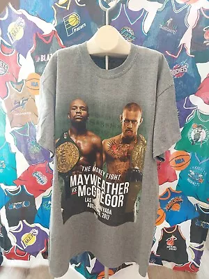 Floyd Mayweather VS Conor McGregor Shirt Size M The Money Fight 2017 • $30