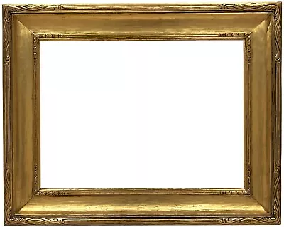 Antique NEWCOMB MACKLIN Gilt Carved PICTURE FRAME FOR PAINTING 4  Wide Moulding • $2000