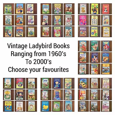 £5.95 • Buy Vintage Ladybird Books From 1960’s To 2000’s Choose & Select Your Favourites