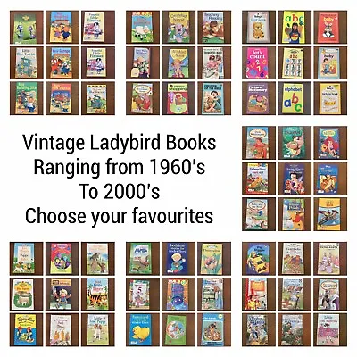 Vintage Ladybird Books From 1960’s To 2000’s Choose & Select Your Favourites • £9.94