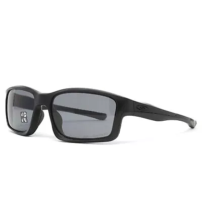 [OO9247-15] Mens Oakley Chainlink Sunglasses - Matte Black | Grey Polarized Lens • $64.97