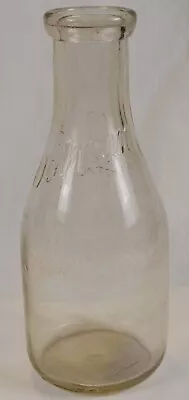 Vintage Quart Milk Bottle Oatman's Dairy Aurora Illinois 1943 • $25.50