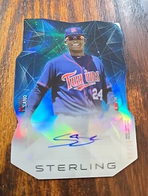 2014 Bowman Sterling Die-Cut Auto Blue Refractor #1/30 Miguel Sano #SA-MS Auto • $6