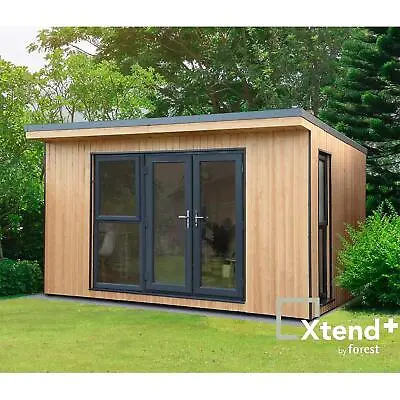 Summerhouse Office 4.0M Forest Xtend Premium - Outdoor Wooden Garden Building • £13433.22