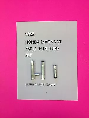 1983 Honda Magna Vf 750  C Complete Set Of Alluminum Carb Fuel Tubes • $40