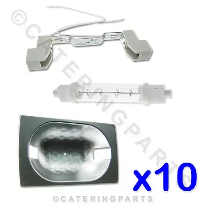 10 X COMPLETE KITS - FOOD SAFE GANTRY HEAT LAMPS / LIGHTS - HEATED DISPLAYS • £89.95