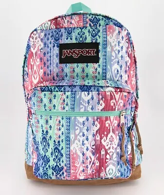 Jansport Right Pack Backpack Multicolor Suede Laptop School Bag NWT  • $48