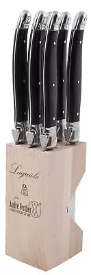 Set Of 6 Laguiole Andre Verdier Debutant Debutant Serrated  Steak Knife - Stainl • $79.95