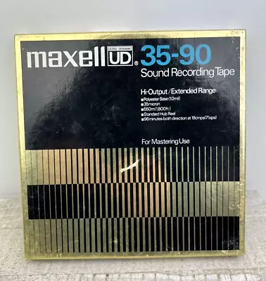 MAXELL UD 35-90 VTG Reel To Reel Pre-recorded Neil Young Stephen Stills • $15.95