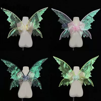 £8.39 • Buy Elf Fairy Butterfly Wing Stage Prop Dress Up Cosplay Costume Sparkly Wing Gift