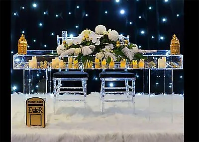 £577.50 • Buy Wedding Display Table Clear Acrylic, Perspex.
