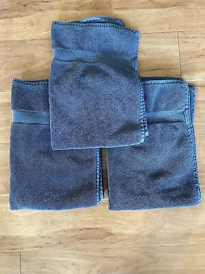 Restoration Hardware SET OF 3 Turkish Hand Towels Carbon Gray • $36