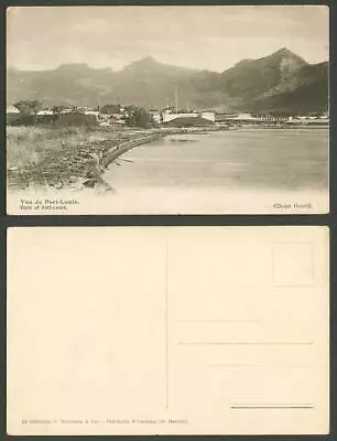 Mauritius Old Postcard View Of Port Louis Vue De Panorama General View Mountains • £22.99