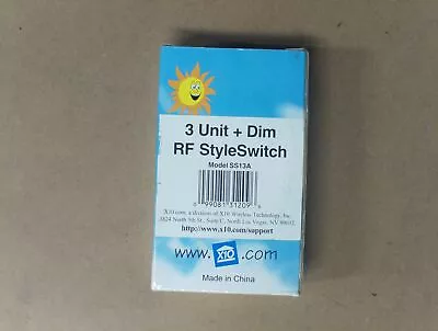 X10 SS13A-C Slimline Wireless Wall Switch (3 Address & Dimmer) X-10 Rev C • $12.95