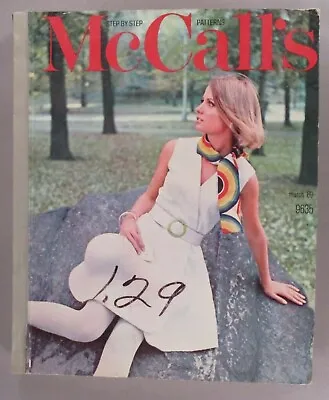 McCall's Patterns CATALOG - 1969 ~~ Large Store Counter Pattern Book - McCalls • $139.99