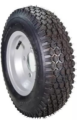 1)  4.80/4.00-8 4 Ply Pre-Mounted 4x4 Bolt Tubeless Trailer Tire • $24.50