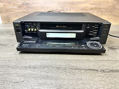 SONY SLV-R1000 SVHS Super VHS  VCR Player Recorder ** FOR PARTS / REPAIRS ** • $149